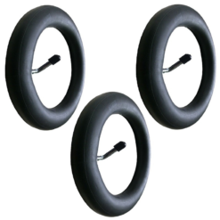 Rubena 3 Chambres à Air 10x2 Pour Poussette Valve Coudé Schrader 90° - 54-152 - Accessoires Vélo Enfant et Poussette