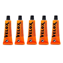 5 Tubes De Colle Dissolution 10ml - Velox | Colle pour Réparation de Chambres à Air de Vélo