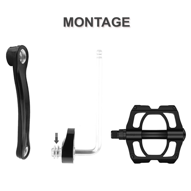 Vélo Original Adaptateur Convertisseur De Pédales Pour Vélo Vintage et Fixie 6 Vélo Original Adaptateur Convertisseur De Pédales Pour Vélo Vintage et Fixie – Image 4