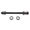 Axe Plein 175 mm avec Cages à Billes pour Roue de Vélo - Point - Compatible Tous Types de Vélo -Ventes de pièces de vélo axe plein 175 mm avec cages a billes pour roue de velo