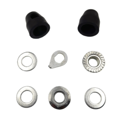 Bikkel Bikes IBee Écrou D´Axe Roue Avant avec Protège Capuchon - Noir | Pièces Détachées Vélo