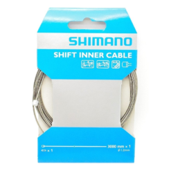 Câble De Dérailleur SHIMANO INOX 1,2 mm x 3000 mm - Haute Qualité pour Transmission Vélo