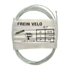 Câble de Frein VTT Inox Velox - Longueur 2,25 M - Haute Performance et Durabilité