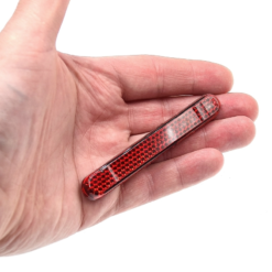 BUSCH & MULLER Catadioptre Adhésif pour Fixation Verticale sur Tige de Selle Vélo - Réflecteur Sécurité Enfant -Ventes de pièces de vélo catadioptre adhesif pour fixation verticale sur tige de selle velo 2