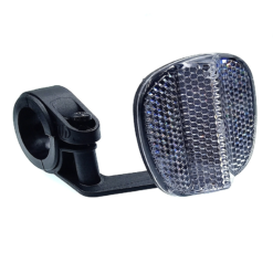 Herrmans Catadioptre Blanc pour Guidon 22-31.8 mm - Réflecteur Sécurité Vélo Enfant