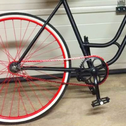 ATOO Chaîne Vélo BMX FIXIE Single Speed Rouge - Chaîne haute résistance pour vélo BMX et Fixie