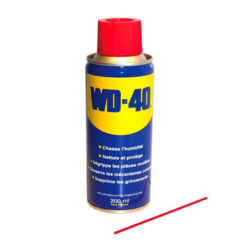 WD40 Dégrippant Multi-fonctions 200 Ml - Nettoyant et Dégraissant pour Vélo et Pièces Détachées