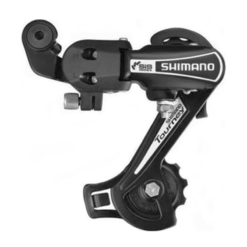 Dérailleur Arrière Chape Courte 5/6v Shimano RD-TY21 - Compatible VTT et Vélo de Ville -Ventes de pièces de vélo derailleur arriere chape courte 5 6v shimano rd ty21 1