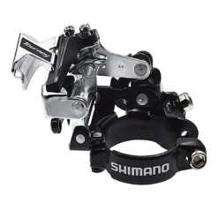 Dérailleur Avant Triple Plateau 6 à 8 Vitesses Tourney Shimano - Compatible VTT et Vélo de Route -Ventes de pièces de vélo derailleur avant triple plateau 6 a 8 vitesses tourney shimano 2