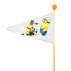 Funecobikes Drapeau Mignon Pour Vélo Enfant - Drapeau de Sécurité Coloré pour Cyclistes Juniors