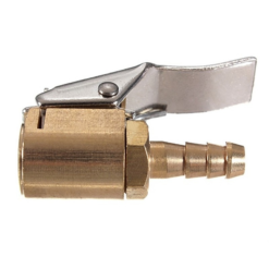 Funecobikes Embout Gonfleur Universel pour Pneu Vélo, Moto, Auto, Scooter - Adaptateur Pompe à Air Haute Compatibilité