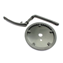 ATOO Ensemble Manivelle BMX 20'' - 44 Dents - L170mm - Acier Noir - Pièces Détachées Vélo BMX