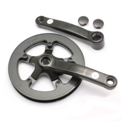 ARCADE Ensemble Manivelle Acier Résine 40 Dts L150mm avec Double Disque - Pédalier Vélo Haute Performance