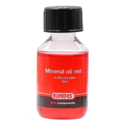Huile Minérale Elvedes 100 Ml Rouge - Lubrifiant Hydraulique pour Vélos