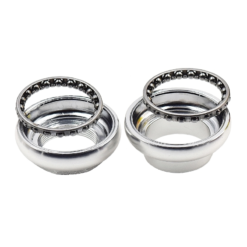 ATOO Jeu de Direction Vélo 1" - 22,2 Int / 25,4 Ext. Argent - Compatible Vélos Anciens, Vintage et Fixies -Ventes de pièces de vélo jeu direction velo 1 222 int 254 ext argent 2