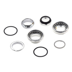 ATOO Jeu de Direction Vélo 1" - 22,2 Int / 25,4 Ext. Argent - Compatible Vélos Anciens, Vintage et Fixies -Ventes de pièces de vélo jeu direction velo 1 222 int 254 ext argent 3