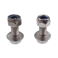 Vélo Original Lot De 2 Boulons Et écrous M6 - Visserie pour Vélos Vintage -Ventes de pièces de vélo lot de 2 boulons et ecrous m6 2