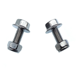 Vélo Original Lot De 2 Boulons Et écrous M6 - Visserie pour Vélos Vintage