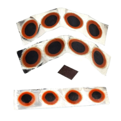 Lot de 12 Rustines Rondes Funecobikes pour Réparation de Chambre à Air Vélo - Facile à Utiliser