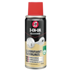 3 EN 1 Lubrifiant Serrures 100ml 3-en-un - Lubrifiant Multifonction pour Vélo, Serrures et Chaînes