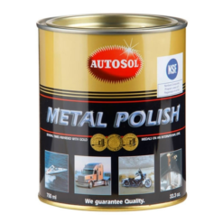 Autosol Metal Polish - Pot 750 ml | Polish pour Cadre Vélo et Carrosserie | Produit d'Entretien Multiusage