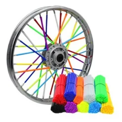 Vélo Original Pailles Colorés - Décoration Rayons Roues Vélo pour BMX et Fixie