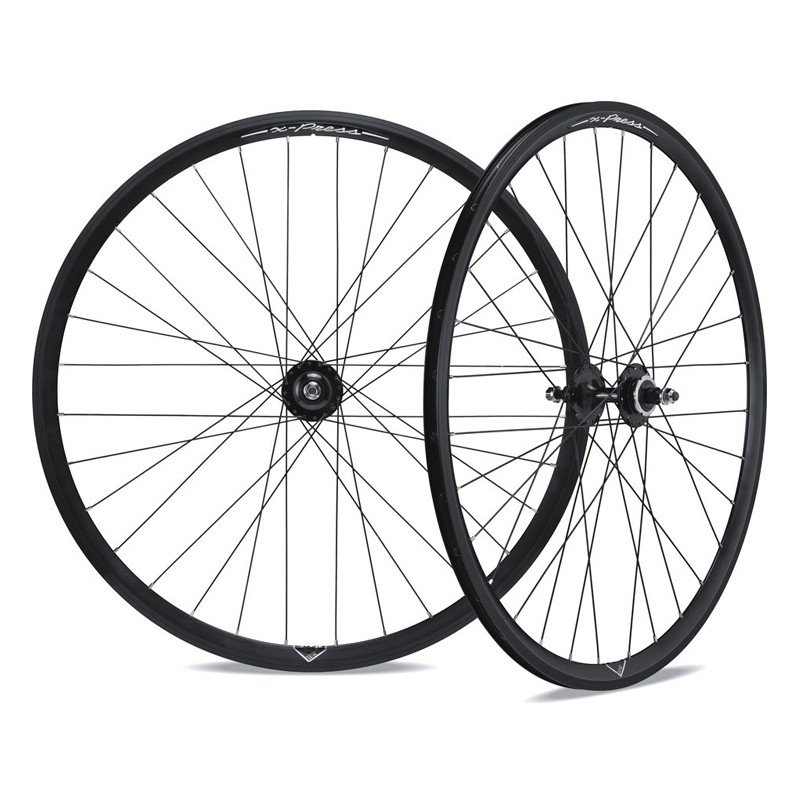 Ventes de pièces de vélo 26 Ventes de pièces de vélo -Ventes de pièces de vélo paire de roues miche x press 28 alu noir p single speed tr