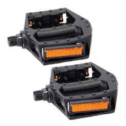 Maxxus Paire Pédale Noir Antidérapante Pour Vélo VTT BMX - Pédales Robustes et Durables