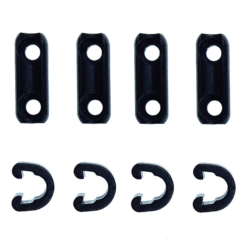 Funecobikes Passe Gaine Simple à Riveter Sur Cadre Vélo - Accessoire BMX/Fixie