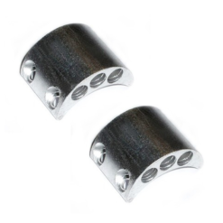 Funecobikes Passe Gaine Triple Alu Rond à Riveter - Cadre Vélo BMX/Fixie