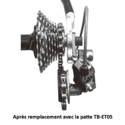 Patte De Dérailleur Alu Super B Adaptable - Compatible VTT et Vélo de Route -Ventes de pièces de vélo patte de derailleur alu super b adaptable 2