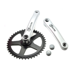 QT Cycletech Pédalier 44 Dents Acier, Manivelle Aluminium Plastifié 170 Mm - Pièces Détachées Vélo -Ventes de pièces de vélo pedalier 44 dents acier manivelle aluminium plastifie 170 mm 2