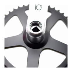 QT Cycletech Pédalier 44 Dents Acier, Manivelle Aluminium Plastifié 170 Mm - Pièces Détachées Vélo -Ventes de pièces de vélo pedalier 44 dents acier manivelle aluminium plastifie 170 mm 3