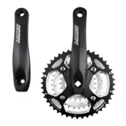 Neco Pédalier Triple Plateaux 9 Vitesses 44/32/22 Dents - Compatible Vélo Route et VTT