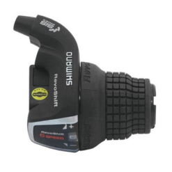 Poignée Rotative Vélo 6 Vitesses Revoshift Shimano - Levier de Vitesses Haute Performance