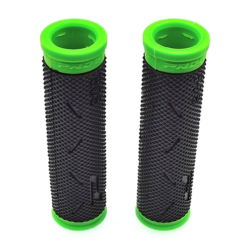 Poignée VTT PROGRIP Noir/Vert L125 Mm - Paire | Confort et Performance pour BMX et Fixie -Ventes de pièces de vélo poignee vtt progrip noir vert l125 mm paire 1