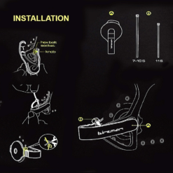 Protège Dérailleur Interne Pour Vélo - Protection Durable pour Dérailleur Arrière VTT -Ventes de pièces de vélo protege derailleur interne pour velo 2