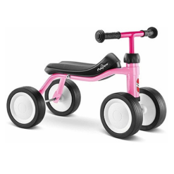 Puky Pukylino Premier Vélo Bébé 1 An Sans Pédales Stable - Rose | Draisienne Enfant Sécurisée