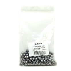 Funecobikes Sachet de 144 Billes Acier de Précision - Diamètre 5,556 mm pour Roulements de Vélo Vintage