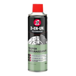 3 EN 1 Super Dégraissant 3en1 - Aérosol 500ML | Nettoyant et Dégraissant Puissant pour Vélo