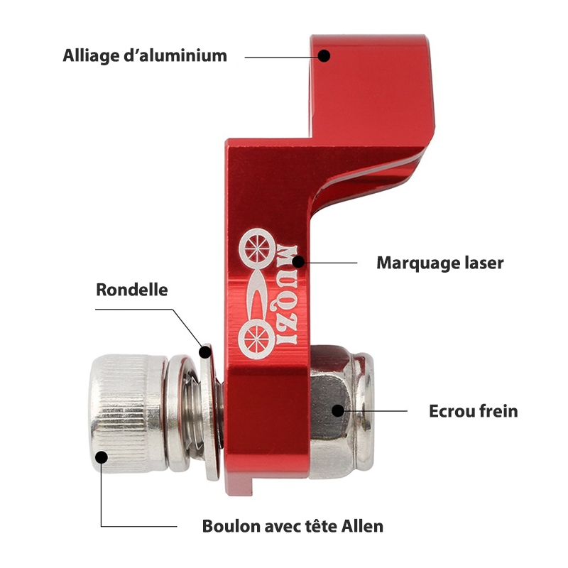 MUQZI Support Central étrier De Frein V-brake Vélo De Route - Pièces Détachées Vélo Haute Qualité 8 MUQZI Support Central étrier De Frein V-brake Vélo De Route - Pièces Détachées Vélo Haute Qualité – Image 6
