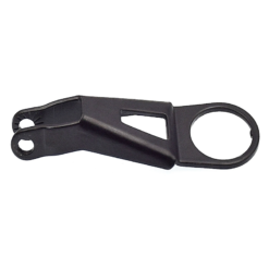 ATOO Support de Projecteur Avant pour Vélo Vintage - Jeu de Direction Ø25.4 mm en Acier Noir