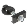 ATOO Tendeur De Chaine Bicyclette Noir - Compatible Axe 10 mm - Pour BMX et Fixie -Ventes de pièces de vélo tendeur de chaine bicyclette pour axe 10 mm noir