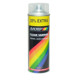 Vernis Transparent MOTIP 500ml - Protection et Brillance pour Vélos BMX et Fixie