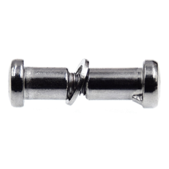 XLC Vis Serrage Selle M6x25 Chromée - Compatible Chariot de Selle pour Vélos Vintage